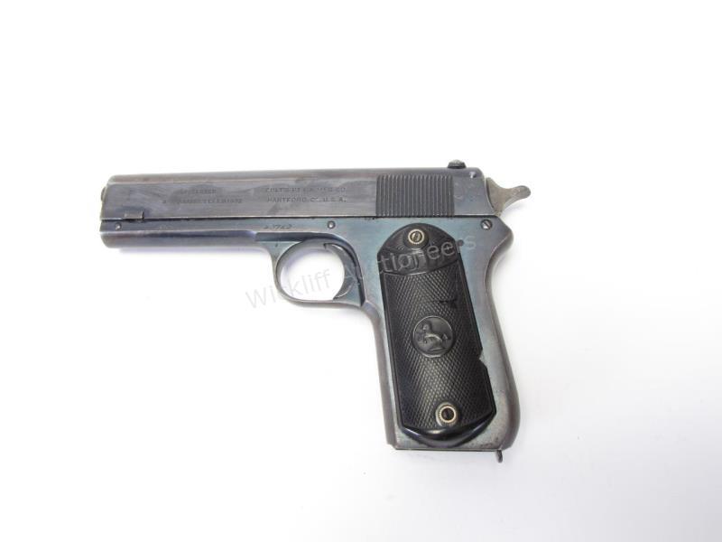 Appraisal: Colt Pocket Hammer-Round barrel Chambered in rimless Blued with case