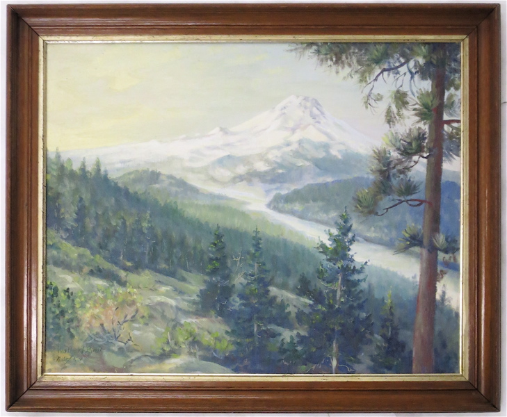 Appraisal: WALTER L BALL OIL ON CANVAS BOARD Eugene Oregon th