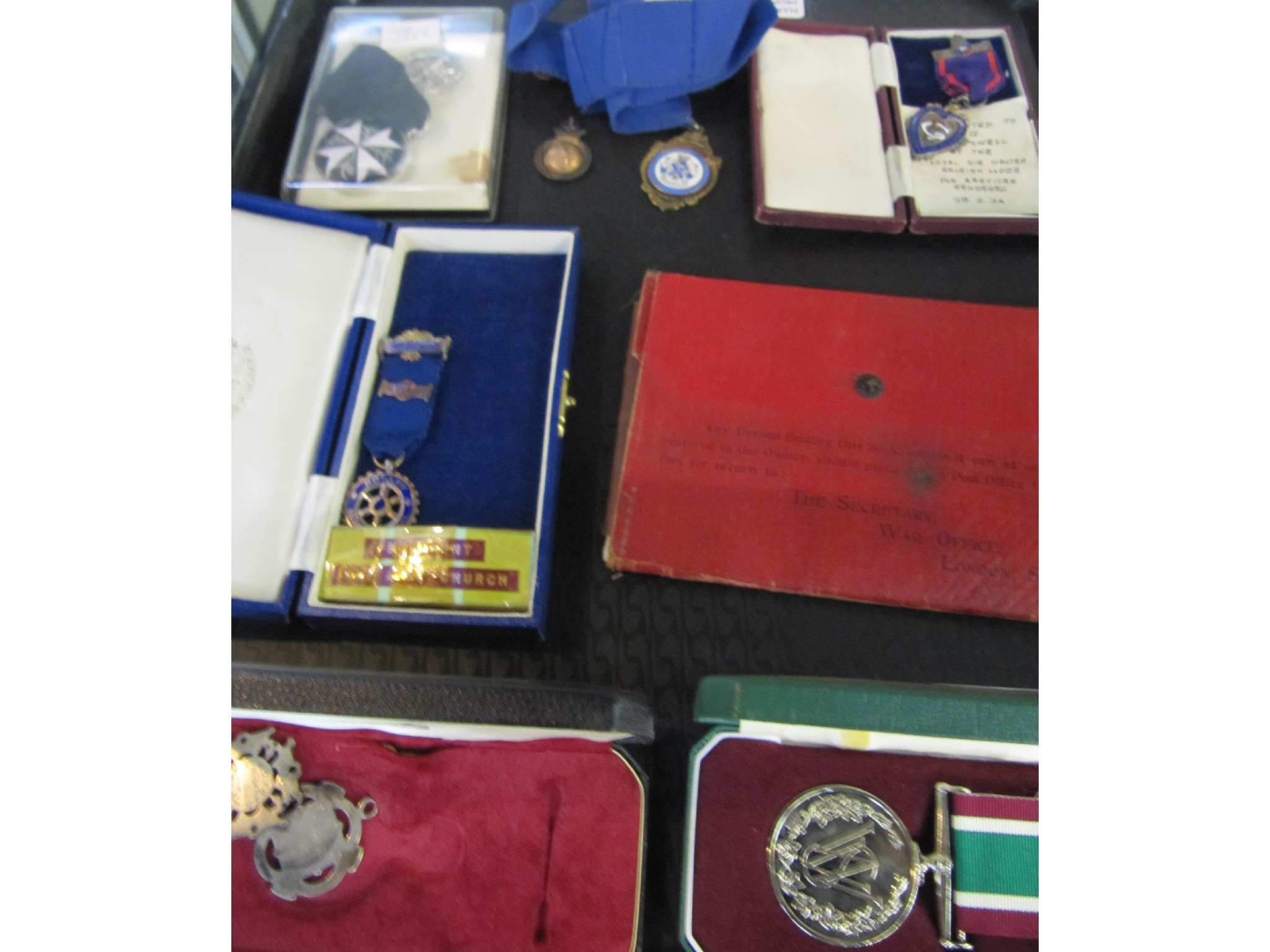 Appraisal: A tray lot of miscellania - Order of St John