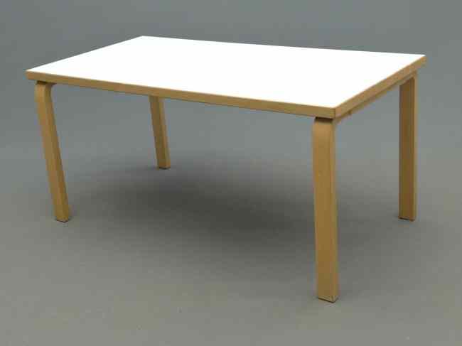 Appraisal: Alvar Aalto table unsigned Top '' x '' '' Ht