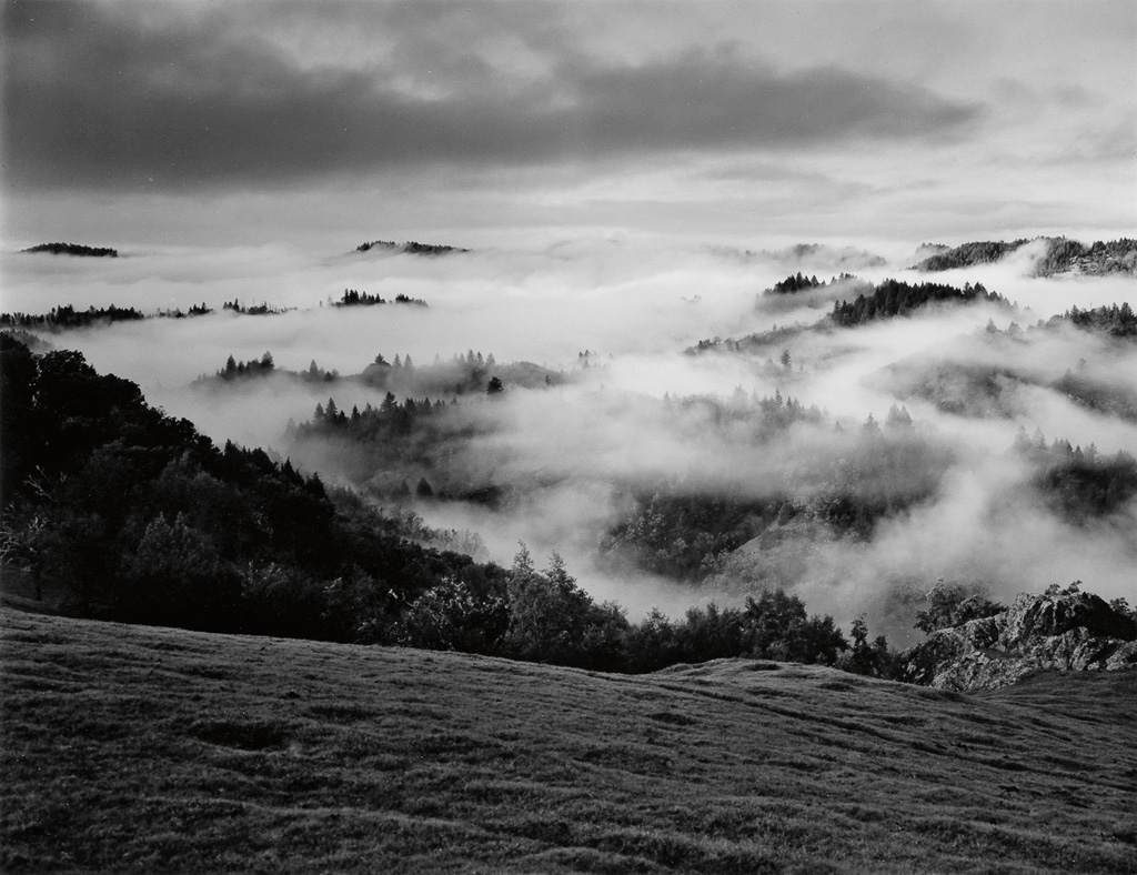 Appraisal: ADAMS ANSEL - Clearing Storm Sonoma County Hills California Silver