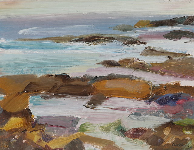 Appraisal: Shona Barr British b Peaceful Shore Study signed lower right