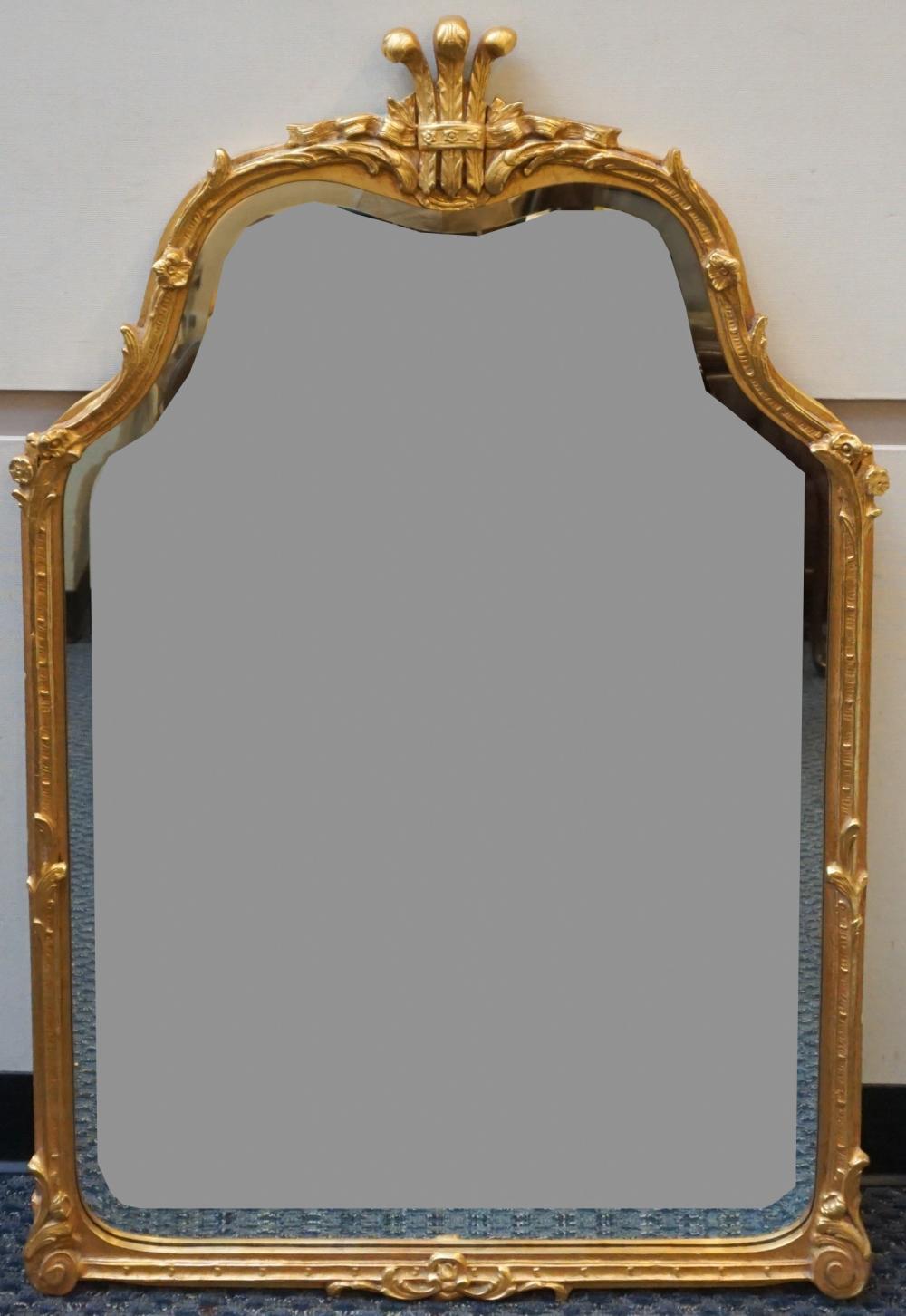 Appraisal: GEORGE III DECORATIVE ARTS INC GILT FRAME BEVEL EDGE MIRROR