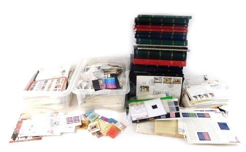 Appraisal: Various stamps first day covers accumulations of various collectors stamps