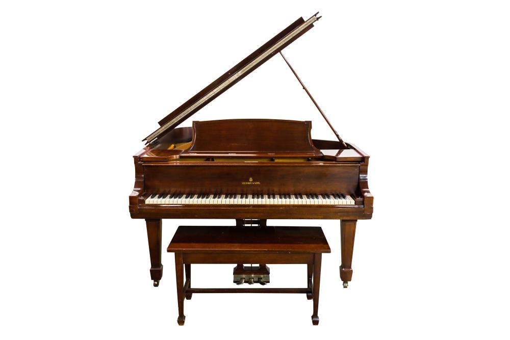 Appraisal: STEINWAY SONS MAHOGANY GRAND PIANO serial no model L with