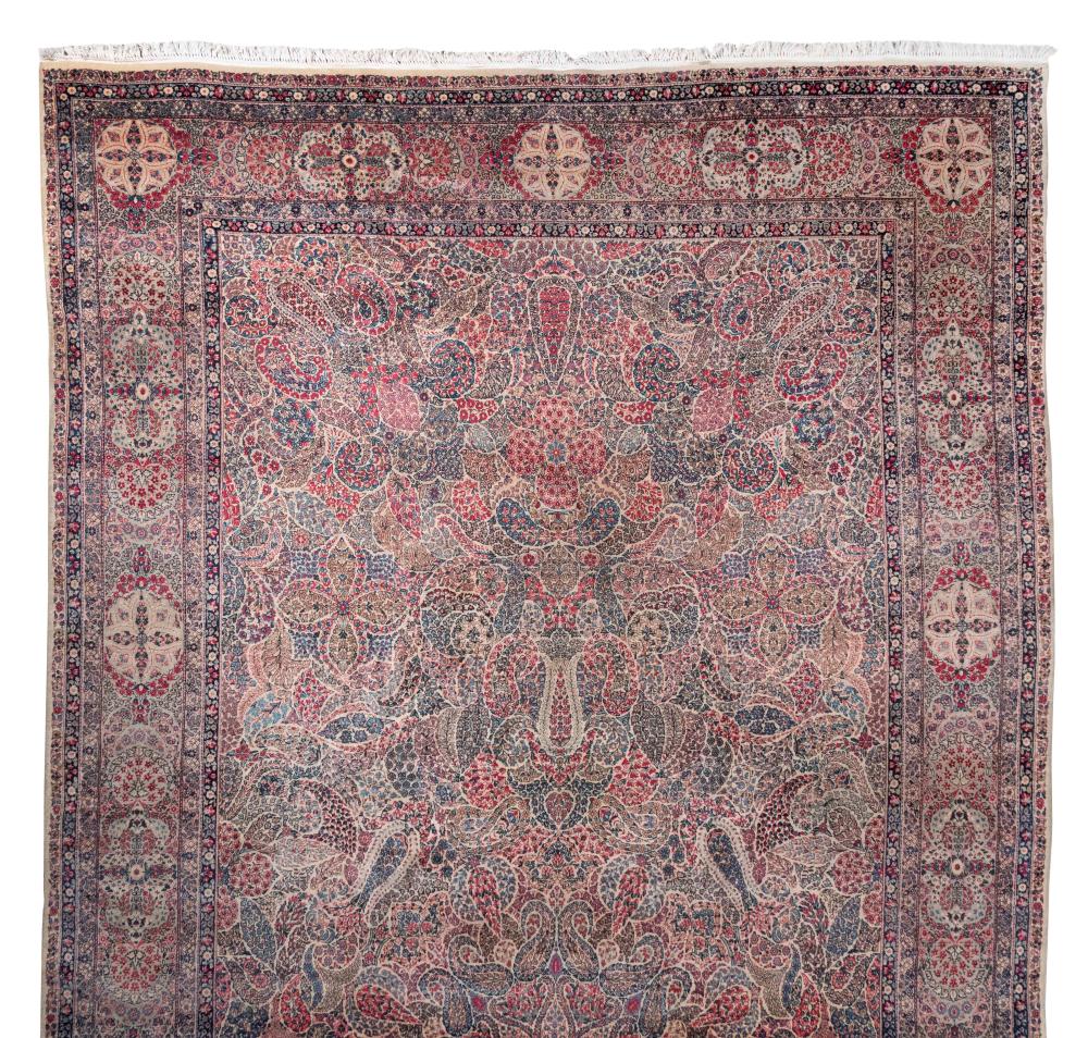 Appraisal: KIRMAN RUG X ' CIRCA - KIRMAN RUG ' X