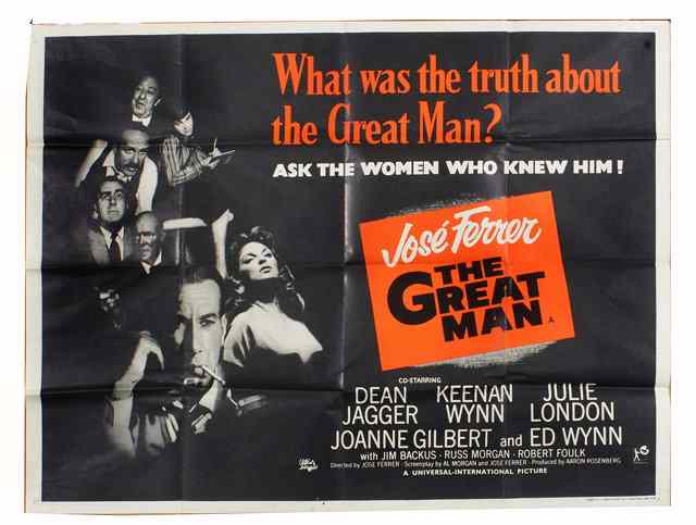 Appraisal: THE GREAT MAN Universal International drama starring Jose Ferrer British