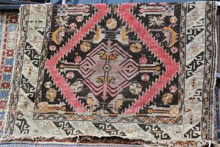 Appraisal: Caucasian Karabagh rug ' x ' circa Provenance Property from