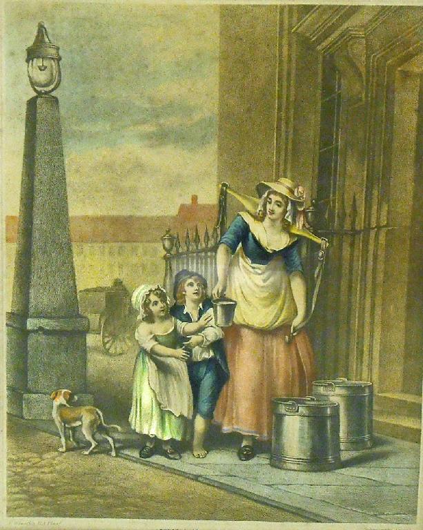 Appraisal: After Francis Wheatley R A - - lady milk seller