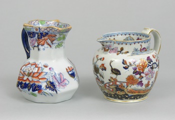 Appraisal: A Pair of Jugs Mason's and Davenport English ca th