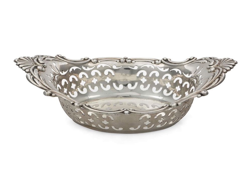 Appraisal: An American Silver Candy Dish Width inch An American Silver