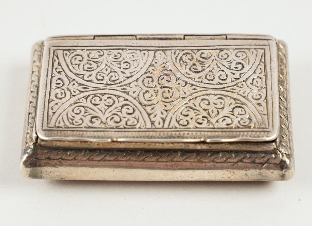 Appraisal: RUSSIAN SILVER SNUFF BOXapproximately troy ounces inches wide inches deep