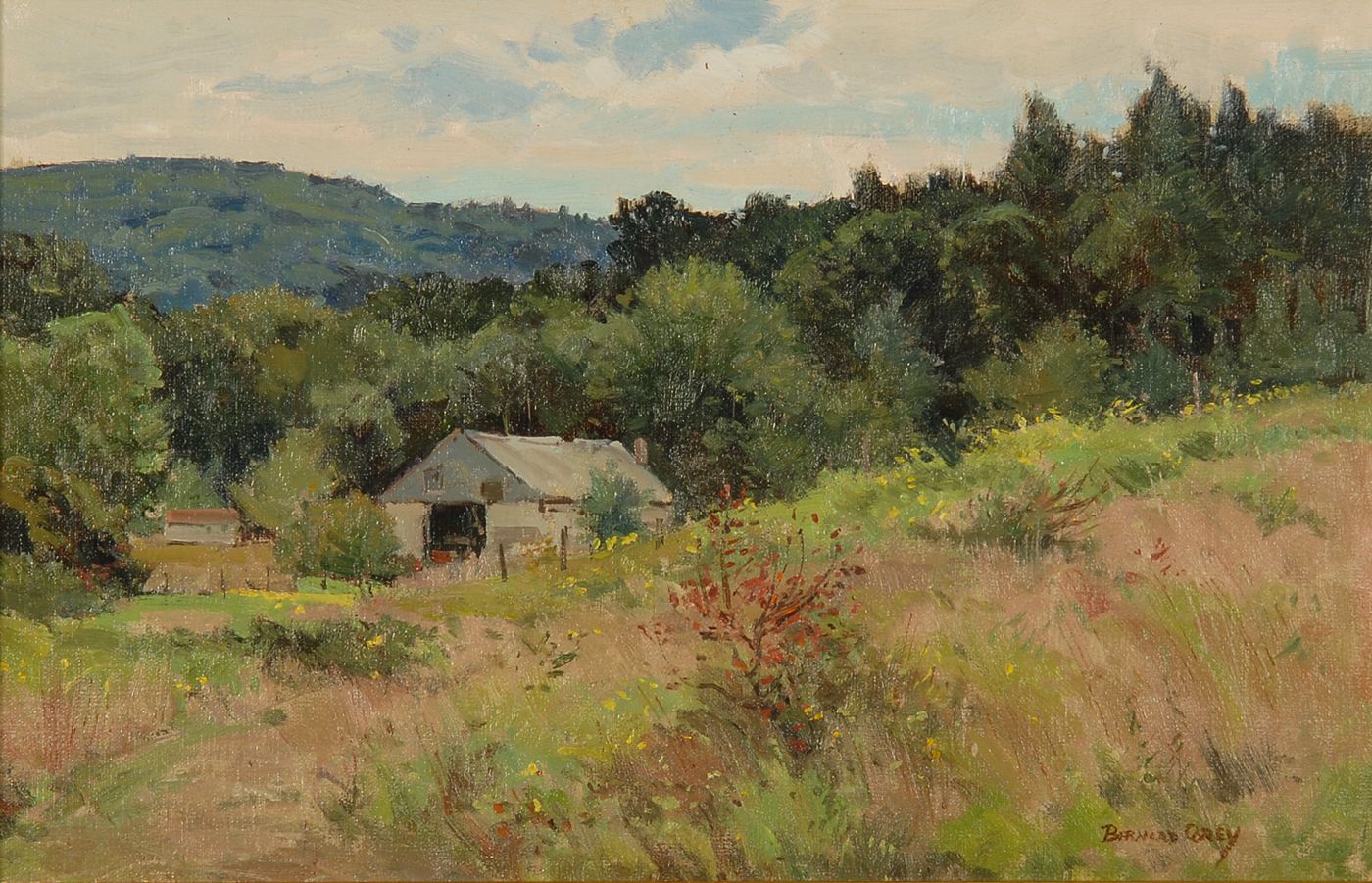 Appraisal: BERNARD COREYAmerican - Summer Field Signed lower right Bernard Corey