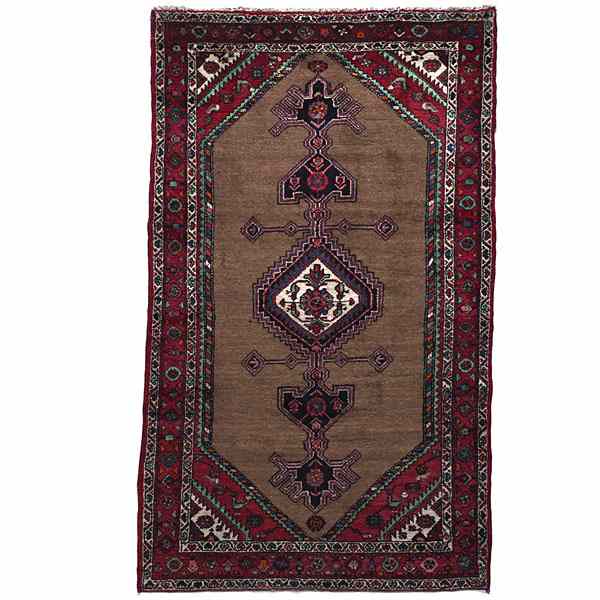 Appraisal: Serab Rug Iranian a camel-hair Serab rug with medallion design