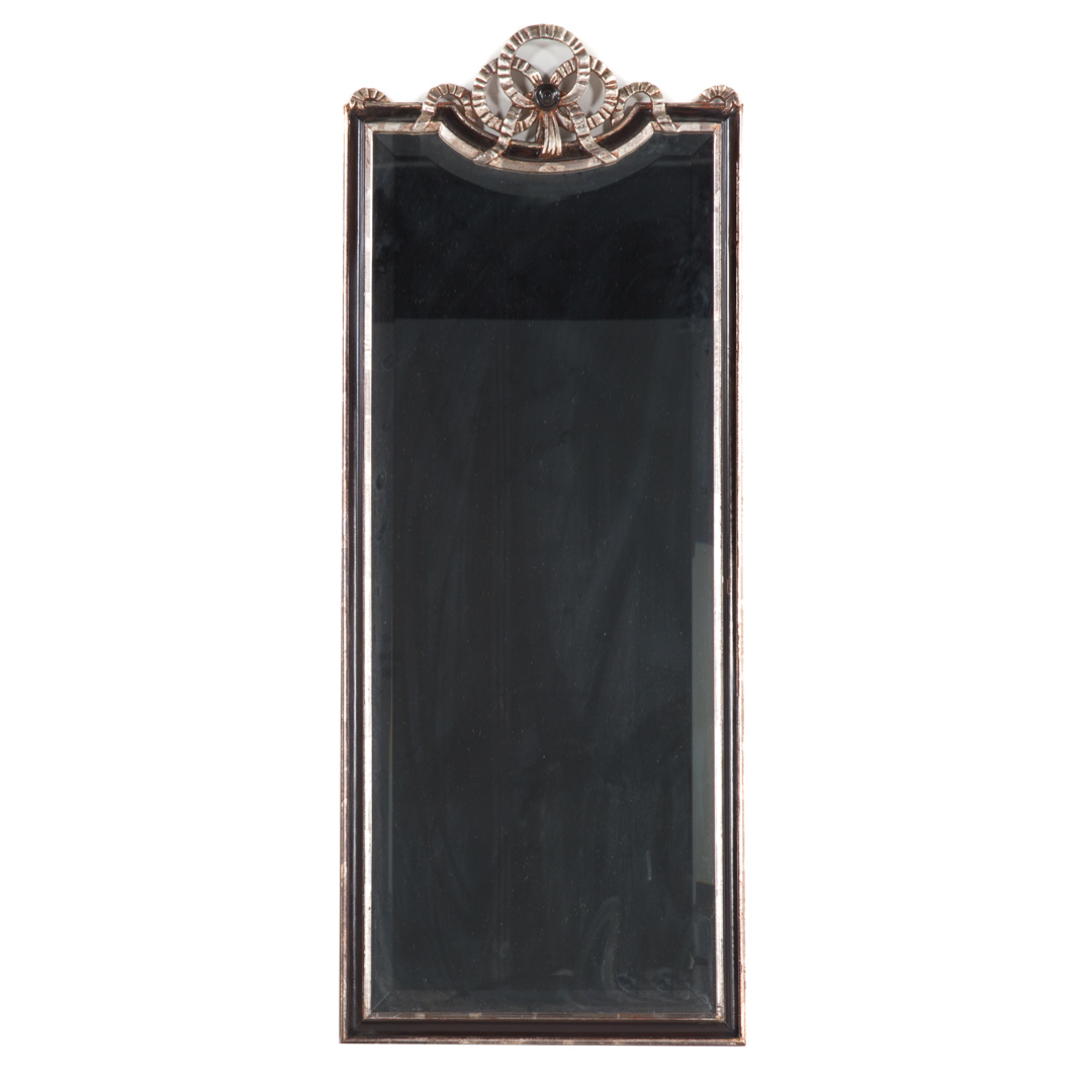 Appraisal: Roberto Giovannini ebonized and silvered mirror Florence Italy th century