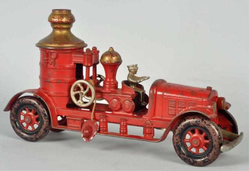 Appraisal: Cast Iron Kenton Fire Pumper Toy American Nickel driver Some