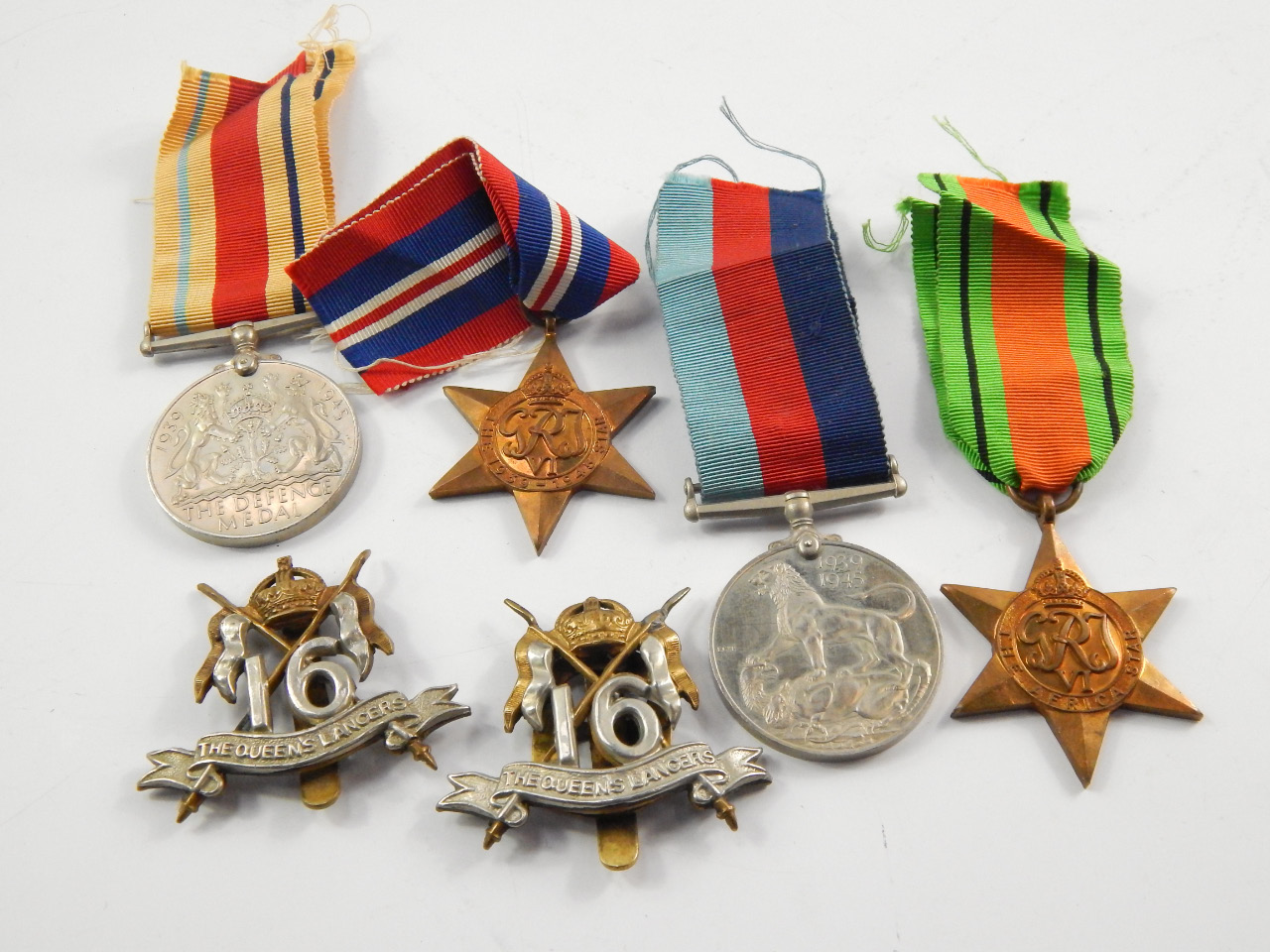 Appraisal: A group of World War II medals comprising - Star