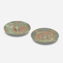 Appraisal: Pepe Mendoza CHARGERS SET OF TWO Mexicopatinated copper d dia