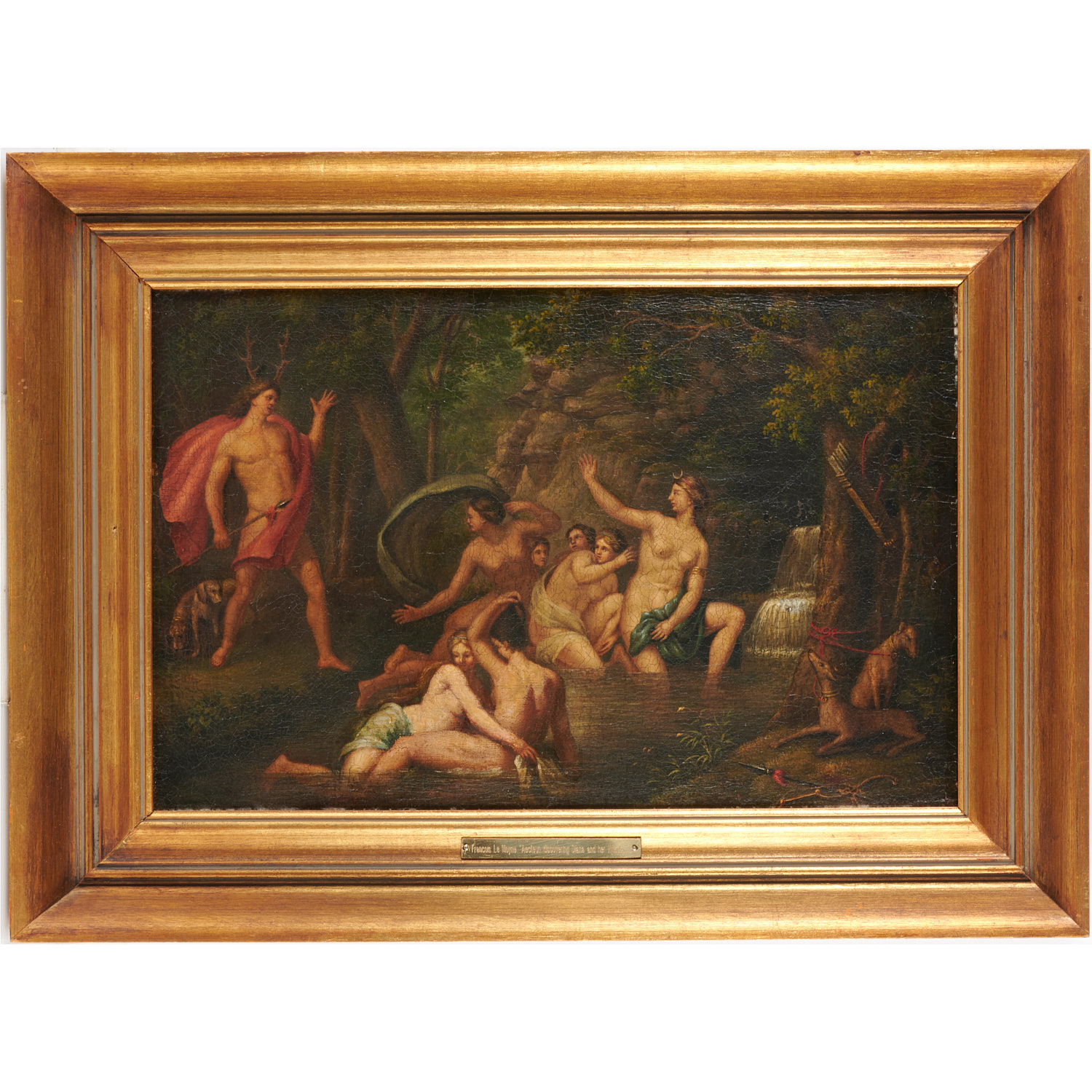 Appraisal: FRANCOIS LE MOYNE MANNER OIL ON CANVAS Manner of Francois