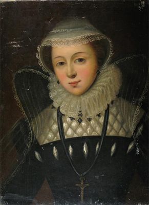 Appraisal: English School th Century Portrait of a lady thought to