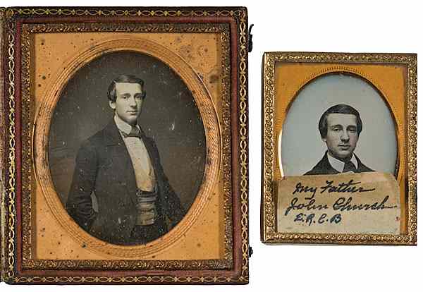 Appraisal: John Church Music Publisher Archive Including Daguerreotypes Lot includes a