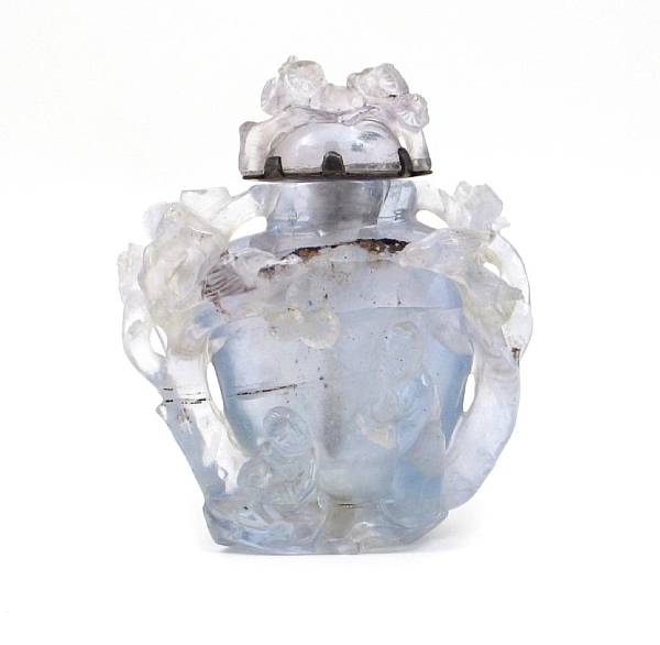 Appraisal: An Aquamarine snuff bottle height in