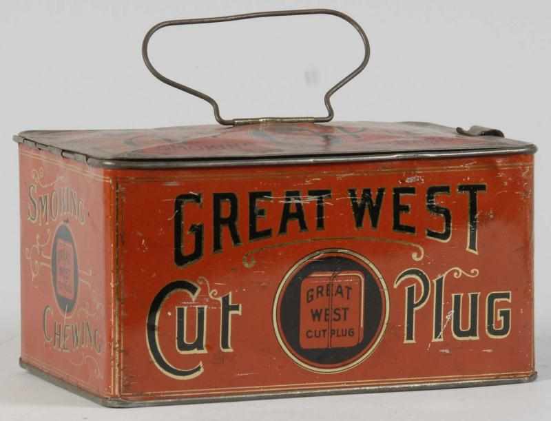 Appraisal: Great West Cut Plug Tobacco Pail Condition Excellent Size x