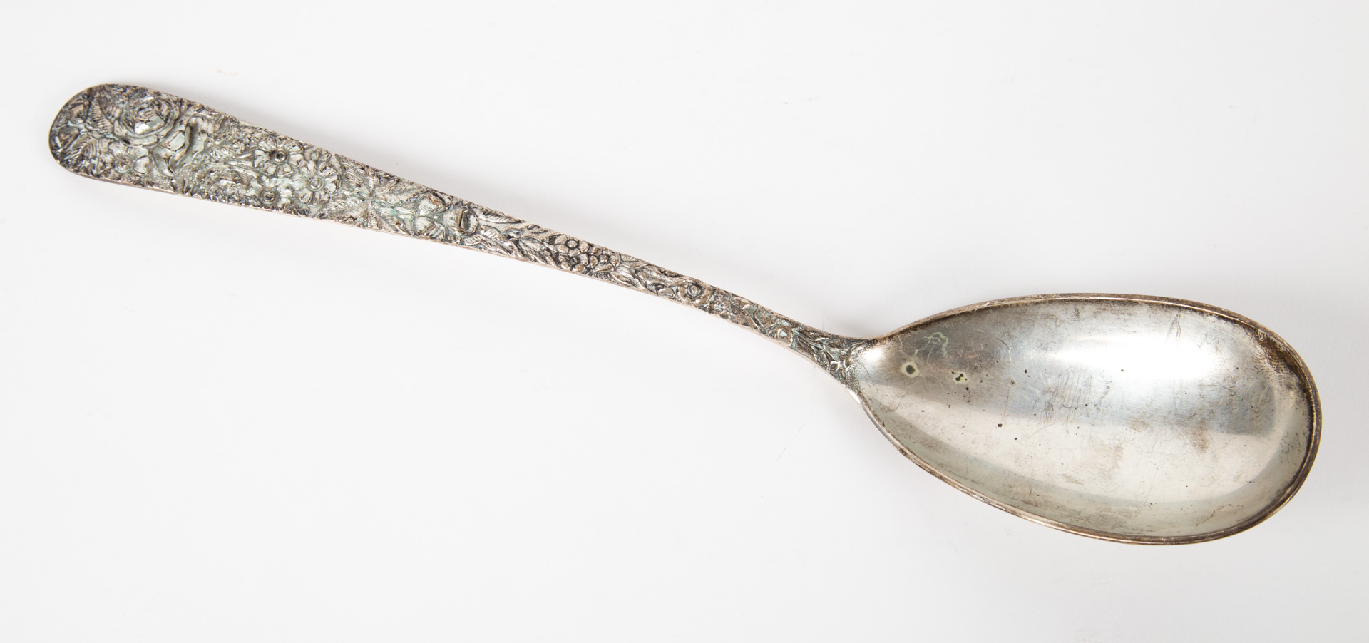 Appraisal: S Kirk Son coin silver stuffing spoon mid th century