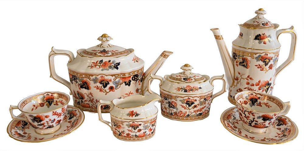 Appraisal: Piece Royal Crown Derby Tea Service for to include tea