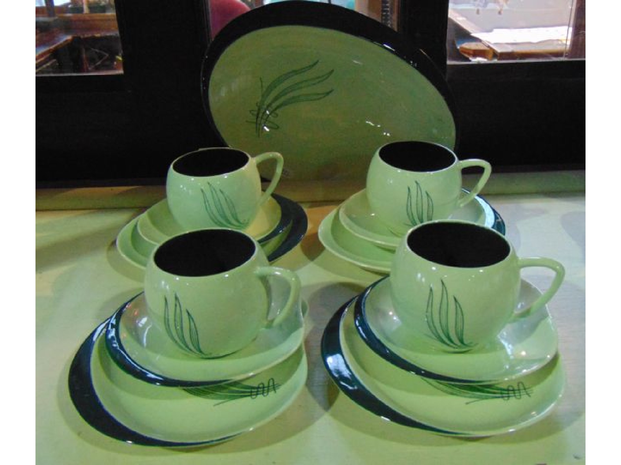 Appraisal: A collection of Carlton Ware tea wares with cream and