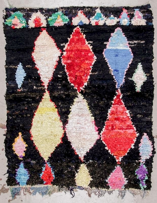 Appraisal: Vintage Moroccan Rug ' '' x ' '' Vintage Moroccan