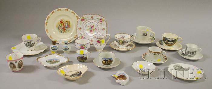 Appraisal: Approximately Twenty-six Pieces of Souvenir Restaurant and Collectible Tableware