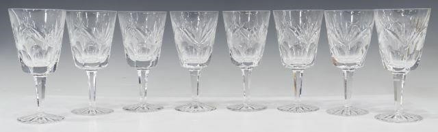 Appraisal: lot of Waterford Ashford cut crystal water goblets all bearing