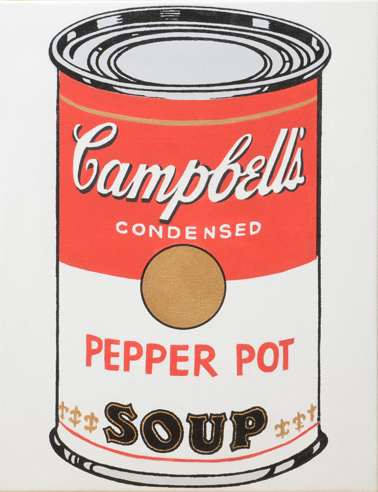 Appraisal: LOUIS WALDON - AFTER ANDY WARHOL - PEPPER POT SOUP