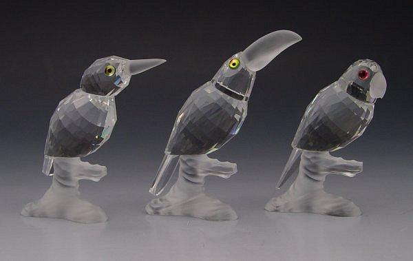 Appraisal: SWAROVSKI CRYSTAL PC ''UP IN THE TREES'' Parrot retired ''