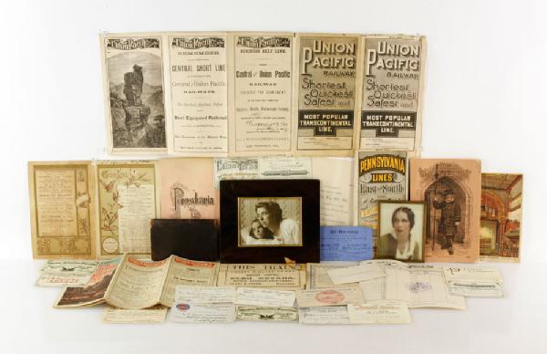 Appraisal: - Collection of William Herrin Estate Documents and Railroad Pamphlets