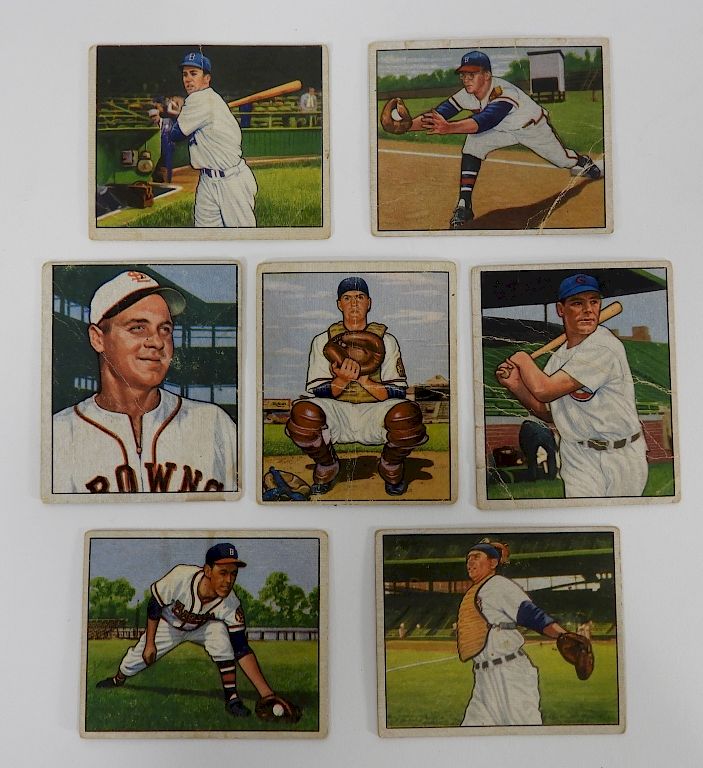 Appraisal: Bowman Baseball Cards United States A group of Bowman baseball