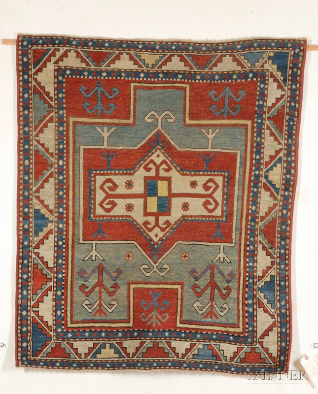 Appraisal: Fachralo Kazak Prayer Rug Southwest Caucasus last quarter th century