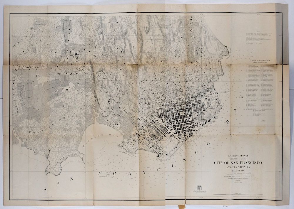 Appraisal: Grp Maps of San Francisco U S Coast Survey Two