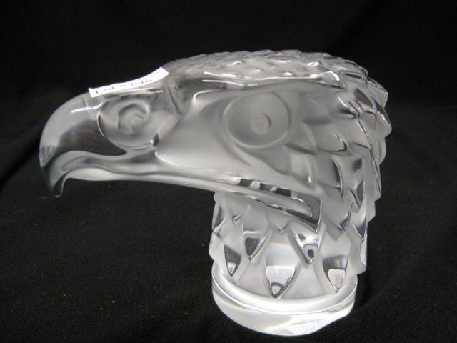 Appraisal: Lalique Crystal Figurine of an Eagle's Head car mascot style