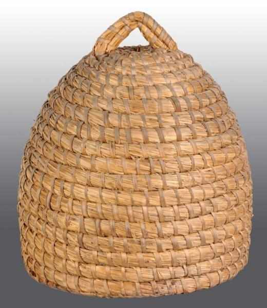 Appraisal: Woven Splint Basket Beehive Condition Excellent Size T