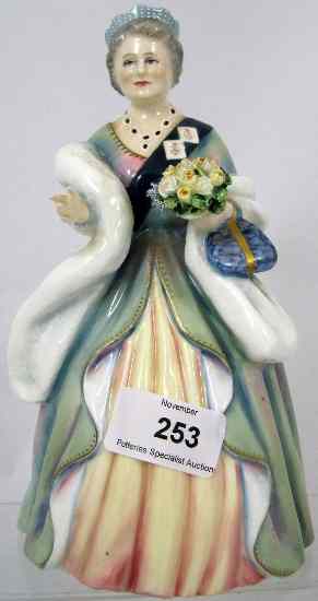 Appraisal: Royal Doulton Figure H M Queen Elizabeth Queen Mother HN