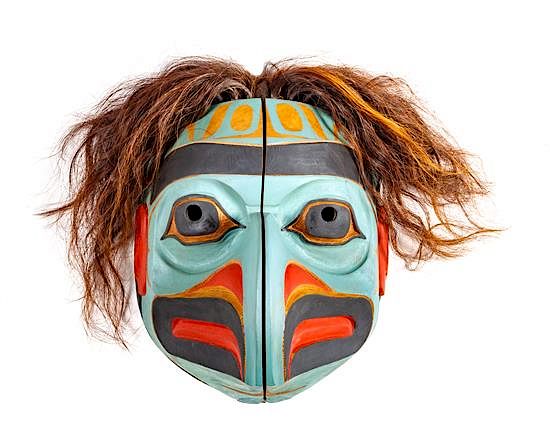 Appraisal: Don Lelooska Height x width inches Don Lelooska kwakwaka'awkw -