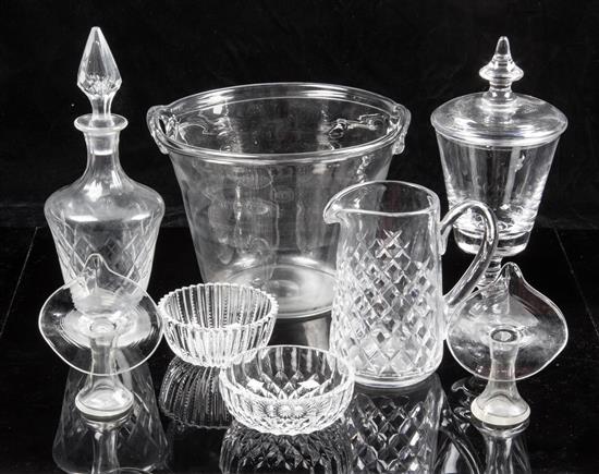 Appraisal: Sale Lot A Group of Glass Articles comprising a Val