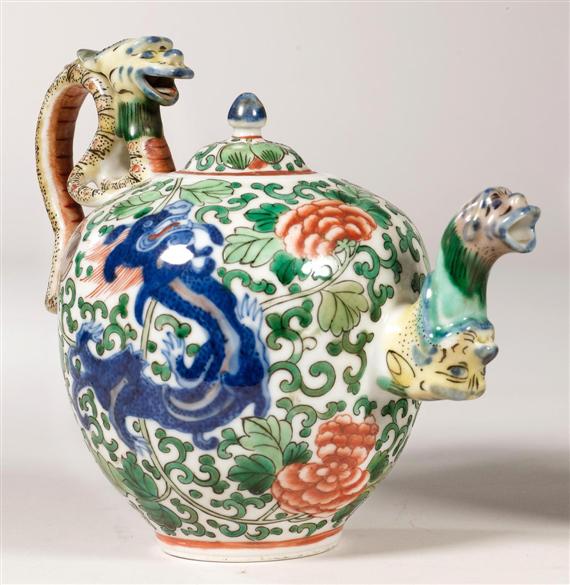 Appraisal: A DRAGON TEAPOT China Republic period height cm Purchased before