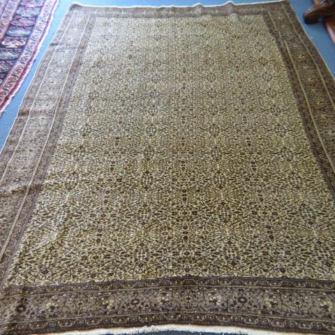 Appraisal: Kaisazi Turkish Handmade Rug very elaborate overall flowering vine on