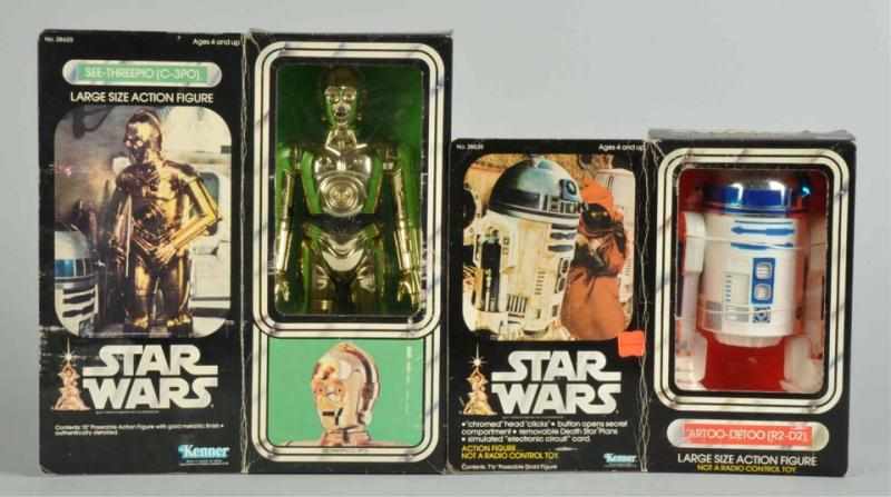 Appraisal: Lot of Star Wars -Inch Figures Description Includes R -D