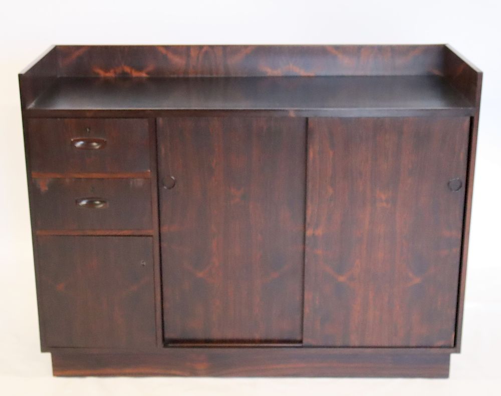 Appraisal: Vintage Rosewood Server Bar From a Mt Kisco estate -