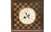 Appraisal: WALL CLOCK - Eight day time and strike brass spring