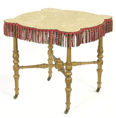 Appraisal: A late th century centre table the eared top with